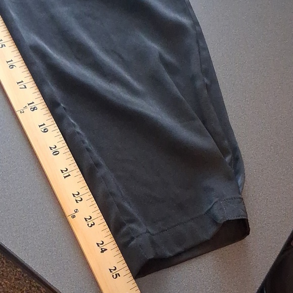 Rebecca Minkoff RM Black Satin Cargo Trousers Pants Small Petite - Picture 10 of 10